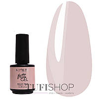 Гель для ногтей Komilfo Bottle Gel - Milky Pink 15 мл (980155)
