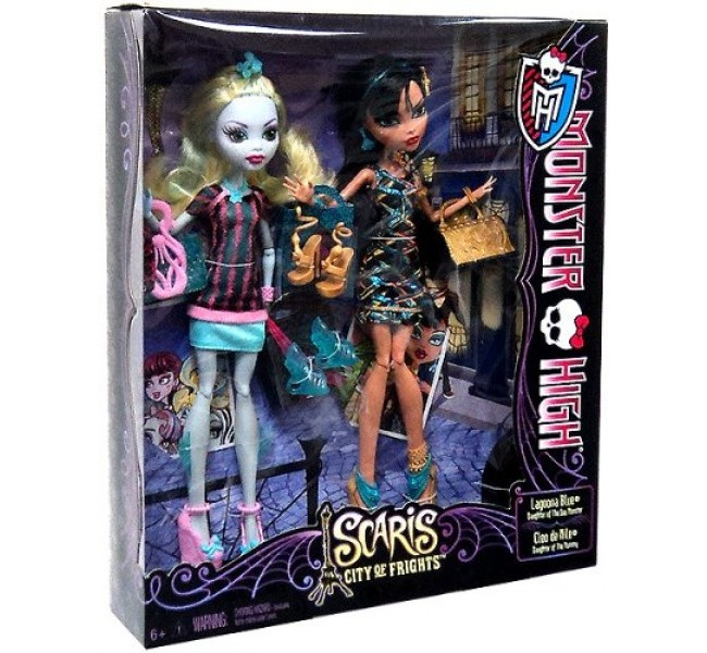 Лялька Monster High Клео і Лагуна Скариж Місто Страхів Cleo Lagoona Scaris City Frights, фото 1