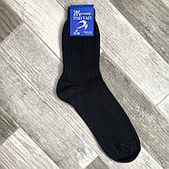 Чоловічі шкарпетки демісезонні напіввовна Топ-Тап, Житомир, 27 розмір, чорні, 431, фото 3