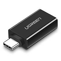 OTG адаптер Ugreen Тип-C к USB3.0 US173 20808 (Черный)