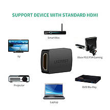 З'єднувач HDMI v2.0 Ugreen 20107 (Чорний), фото 2