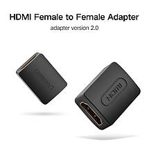 З'єднувач HDMI v2.0 Ugreen 20107 (Чорний), фото 3