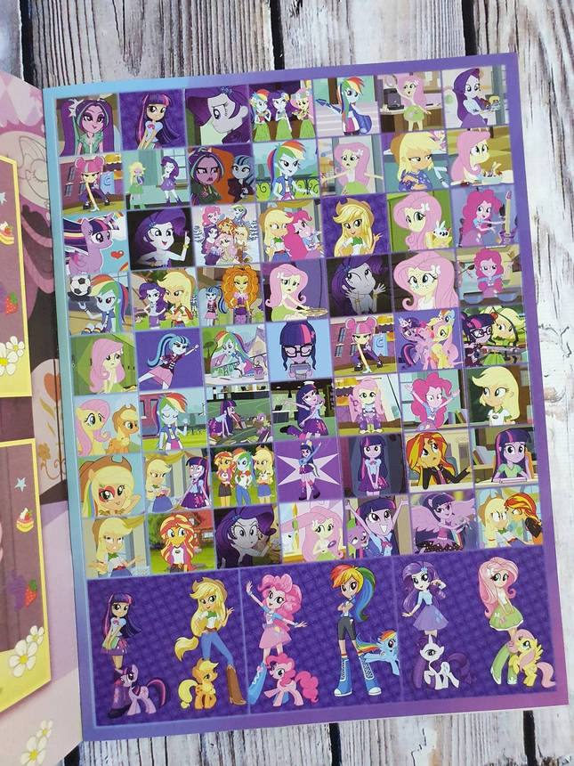 Розфарбовка із завданнями для малюків "My Little Pony" (+118 наліпок, 10 сторінок) | Читанка, фото 4
