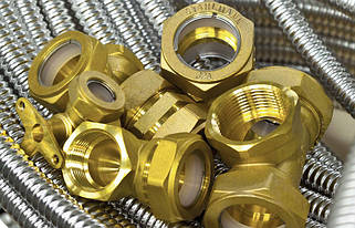 Фітинги для гофрованих труб з нержавіючої сталі