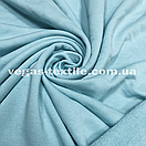 Тканина Тринитка без начосу Світла М'ята (Петля) Туреччина 300 г/м2, фото 2