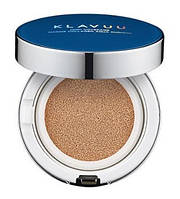 Плотный ВВ кушон Klavuu Blue Pearlsation High Coverage Marine Collagen Aqua Cushion 21 Светлый беж 12 мл