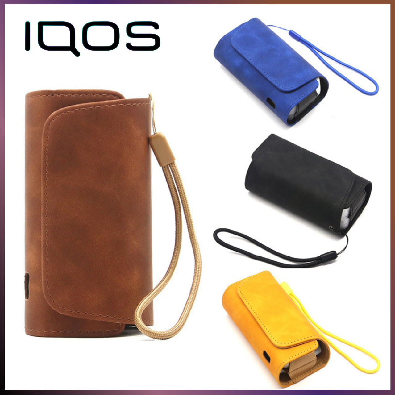 Шкіряний чохол для IQOS 3 Duo/Айкос 3 Дуо