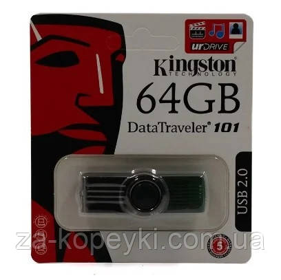 Флеш накопичувач, флешка USB Flash Card 64 GB KINGSTON Флешка