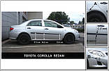 Молдинги на двері для Toyota Corolla 2006-2012, фото 3