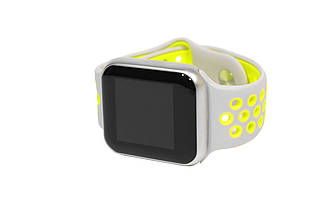 Розумні годинник Smart Watch F8 (фітнес-браслет, смарт годинник)(сіро-зелені)