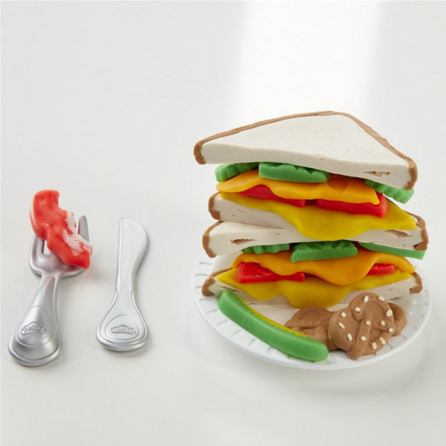 Игровой набор Play-Doh Сырный сэндвич E7623 - фото 5 - id-p1347446204