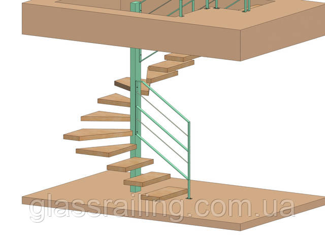  Stalnoe ograjdenie lestnici