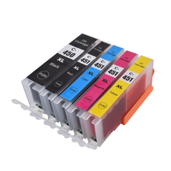 Набір картриджів сумісних Canon PGI-450 Black / CLI-451 All Color Multipack (6524B004), аналог від Gravitone