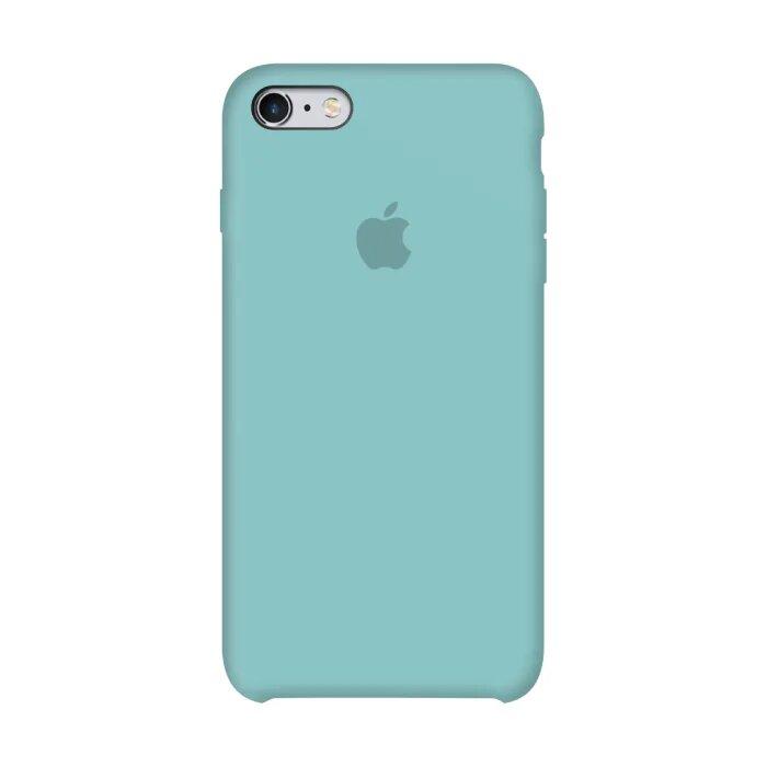 Чохол Silicone case для IPhone 6/6s Sea Blue бірюза