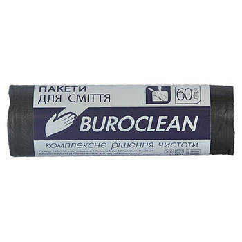 Пакети для сміття п/е 60л/40шт BuroClean Eco 10200035