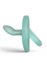 Пустушка силіконова анатомічна, 0-6 місяців, зелена