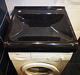 Раковина умивальник 002 на пральну машину 60х55 чорний, фото 9