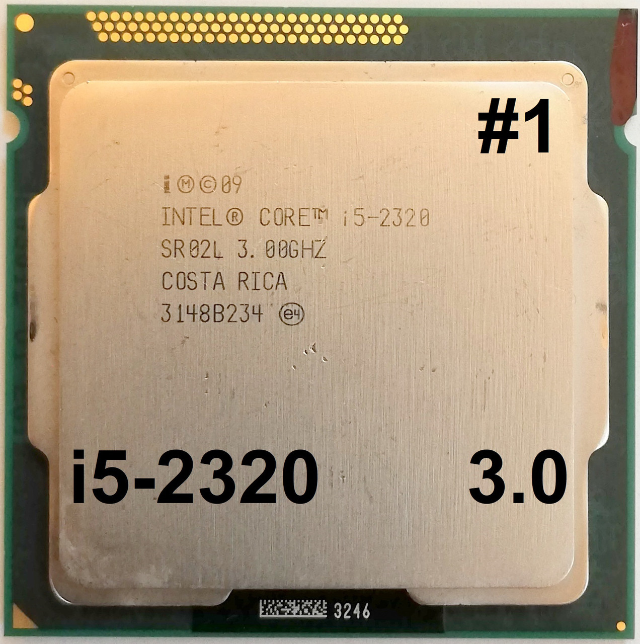 Процесор ЛОТ #1 Intel Core i5-2320 SR02L 3.0 GHz 6M Cache Socket 1155 Б/У