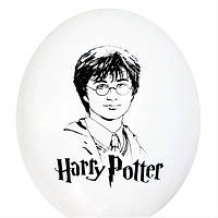 Кульки "Гаррі Поттер" З ГЕЛІМ повітряні з малюнком поштучно 12" (30 см) (білий)