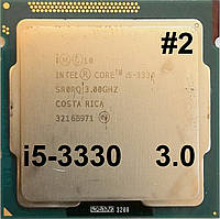 Процесор ЛОТ#2 Intel Core i5-3330 E1 SR0RQ 3.0 GHz up 3.2 GHz 6M Cache Socket 1155 Б/У