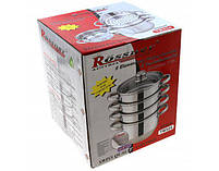 Каструля пароварка для приготування на парі ROSSNER Austria TW524 24 см 6 л, фото 3