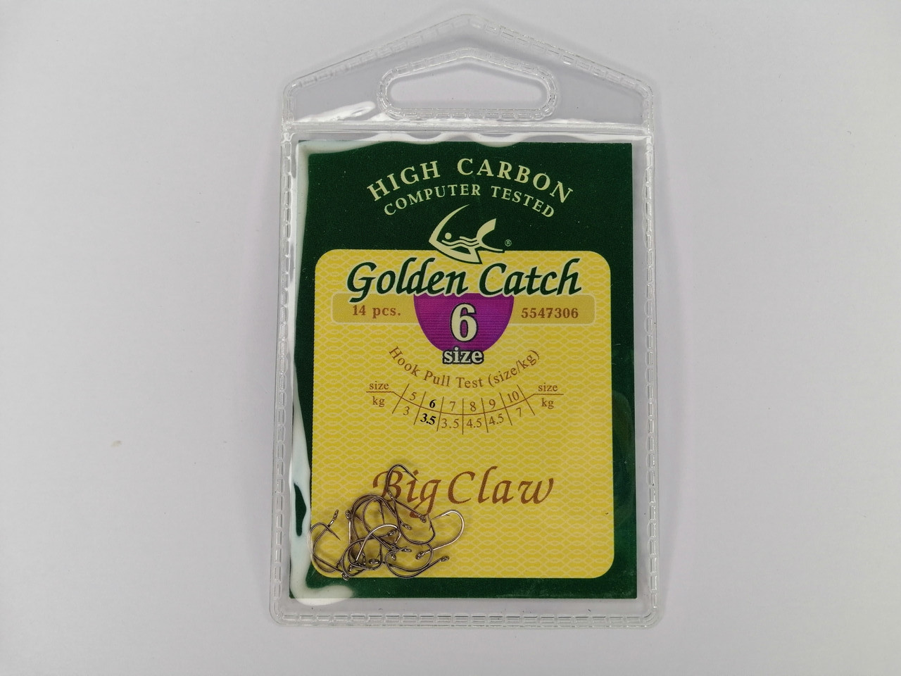 Гачок Golden Catch Big Claw No6