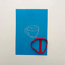 3D-формочки-вирубки для пряників "Чашка 6"