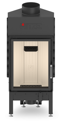 Камінні топки повітряні Hitze Камін з топкою для обігріву будинку AL11S.V-D Вбудована камінна топка, фото 1