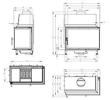 Кимінна топка HITZE STMA68X43.R, фото 4
