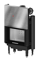 Камінні топки повітряні Hitze Камін з топкою для обігріву будинку HST54x39.G-I Вбудована камінна топка, фото 2