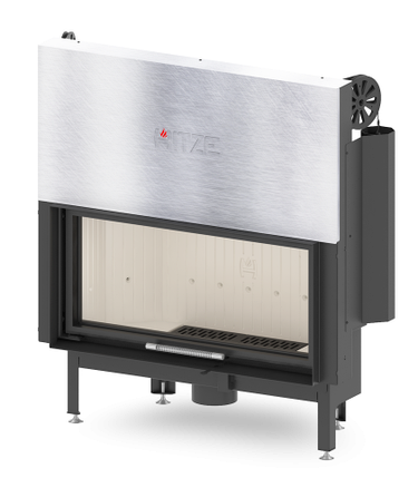 Камінні топки повітряні Hitze Камін з топкою для обігріву будинку AL19G.H-DI Вбудована камінна топка, фото 1