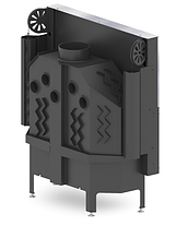 Камінні топки повітряні Hitze Камін з топкою для обігріву будинку AL19G.H-DI Вбудована камінна топка, фото 4