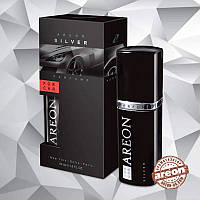 Ароматизатор Areon (Освежитель воздуха в машину) "Car Perfume" - спрей в пластике 50мл_Black Silver