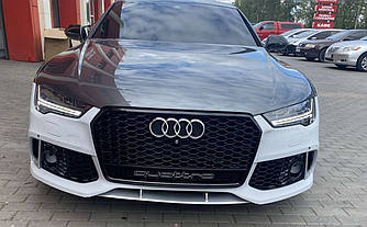 Передній бампер Audi A7 (15-18) тюнінг обвіс стиль RS7