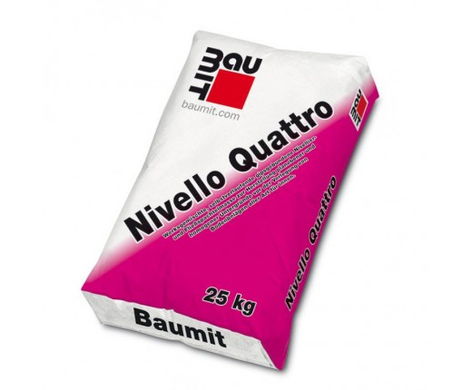 Самовыравнивающаяся стяжка Baumit Nivello Quattro 1-20 мм, 25кг - фото 1 - id-p1347594349