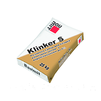 Кладочная смесь для клинкерного кирпича Baumit Klinker S темно-серый 25кг