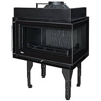 КАМІННА ТОПКА UNIFLAM 850 PRESTIGE PBS ПРАВЕ ВИГНУТЕ СКЛО, фото 2