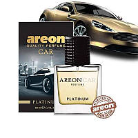 Ароматизатор Areon (Освежитель воздуха в машину) "Car Perfume" - спрей в стекле 50мл_Platinum