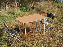 Туристичні меблі купити, пром юа, набір для відпочинку на природі стіл і стільці "Кемпінг ФП1+2-"