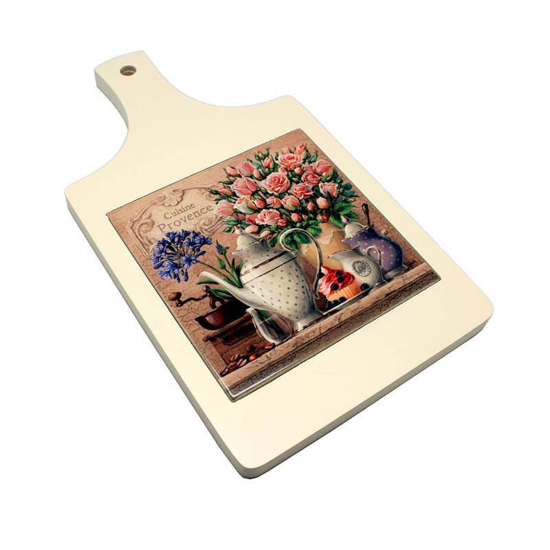 Дошка обробна Кухонний прованс. Троянди, 32х18 см (262-9027), фото 1