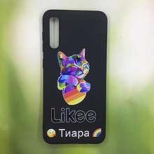 Чохол з картинкою для Samsung A70 (з принтом, з фото, іменний)