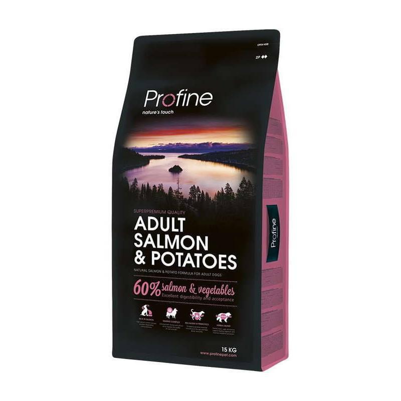 Profine (Профайн) Сухий гіпоалергенний корм для дорослих собак з лососем і картоплею (15 кг)