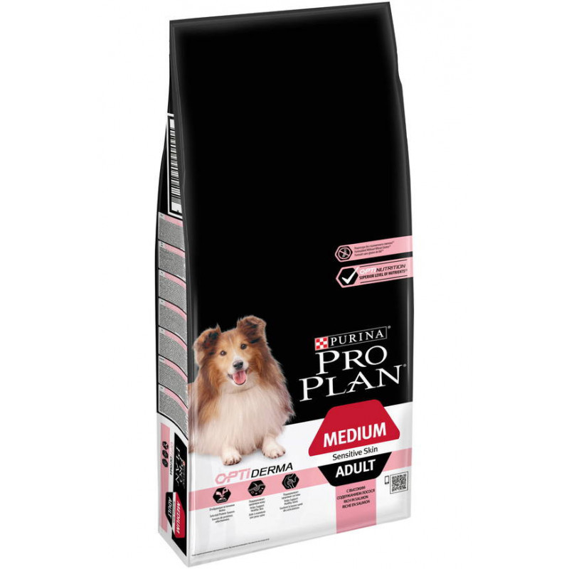 Purina Pro Plan (Пурина Про План) Сухий корм для дорослих собак середніх порід схильних до алергії (14 кг)