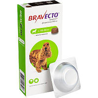 Таблетки жевательные от блох и клещей Bravecto (Бравекто) для собак 10-20 кг
