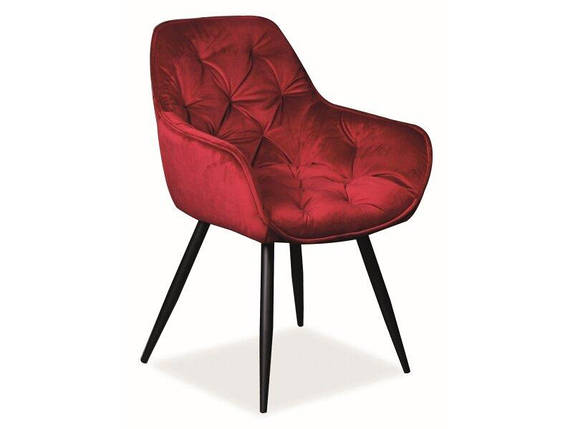 Стул CHERRY Velvet Signal Бордо, фото 2