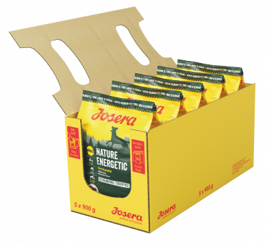Сухий беззерновий корм для дорослих собак Josera (Йозера) Nature Energetic (5*900 гр)