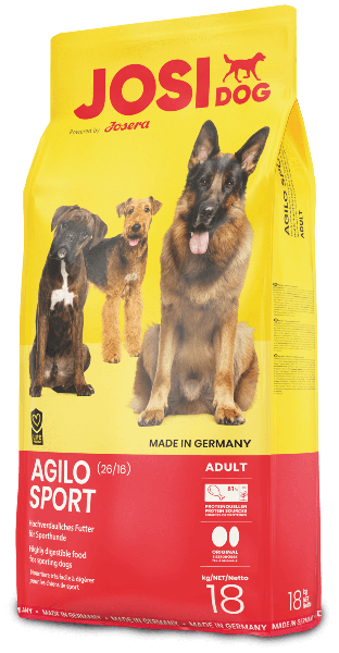 Сухий корм для дорослих спортивних собак JosiDog (ЙозіДог) Josera Adult Agilo Sport (26/16) 18 кг