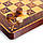 Набір шашки, шашки, нарди 3 в 1 бамбукові MDF 5566C (дошка 29x29 см), фото 5