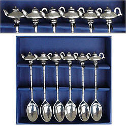 Набір чайних ложок Чайнички (11х2,5 см)