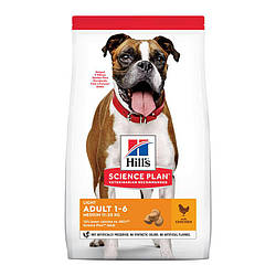 Сухий корм для дорослих собак середніх порід, низькокалорійний Hill's (Хіллс) з куркою 14 кг